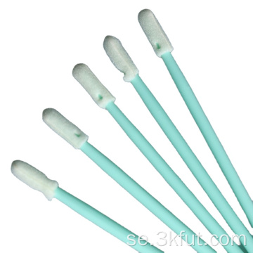 Industriell användning Small Head Cleanroom Foam Tip Swab